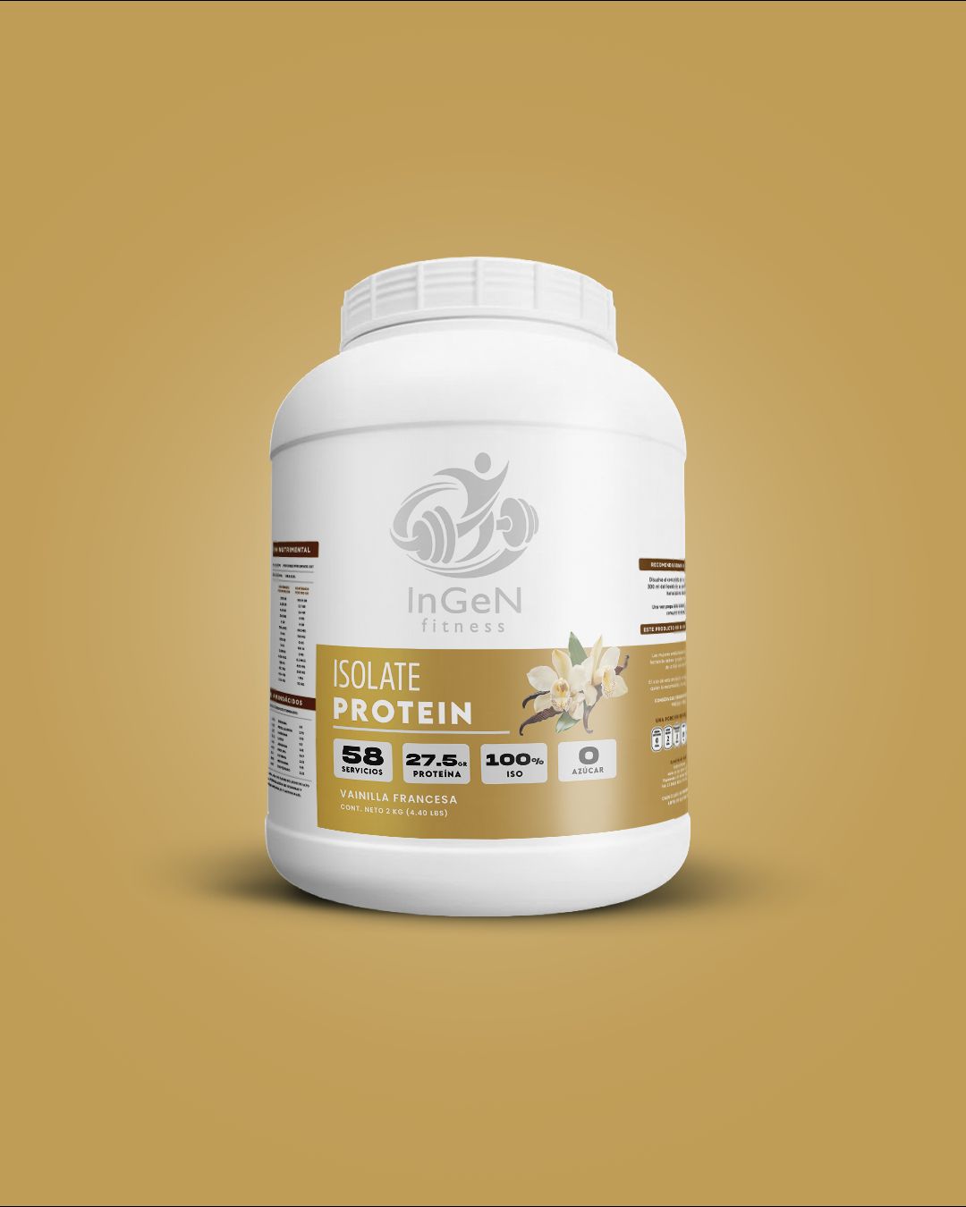 Proteína Isolate InGeN | Alta Pureza | Fácil Digestión