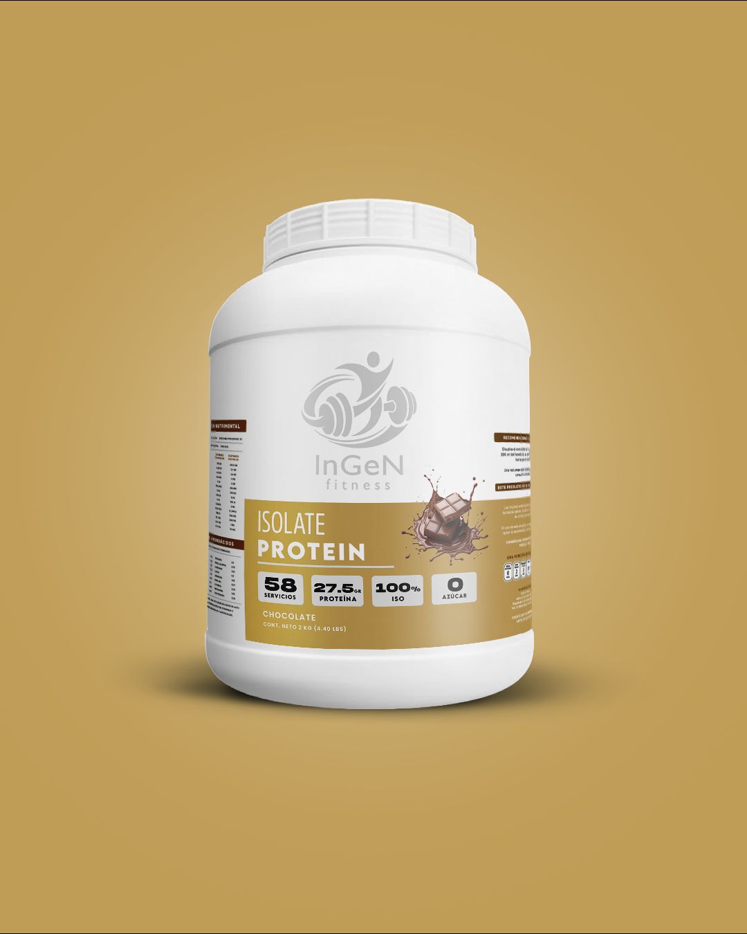 Proteína Isolate InGeN | Alta Pureza | Fácil Digestión