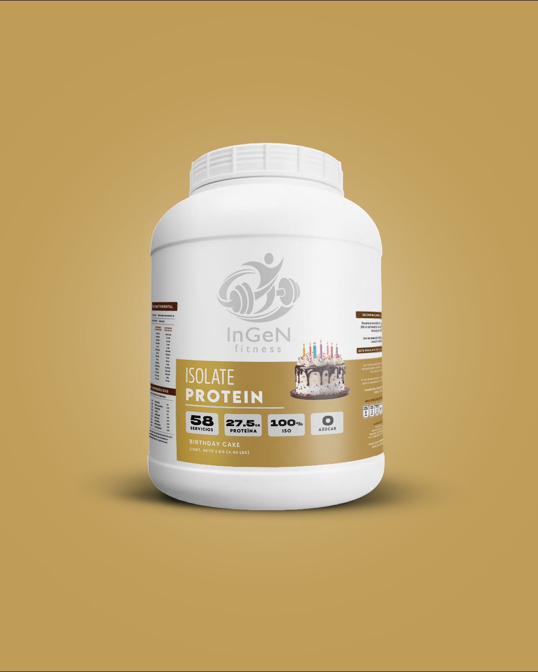 Proteína Isolate InGeN | Alta Pureza | Fácil Digestión
