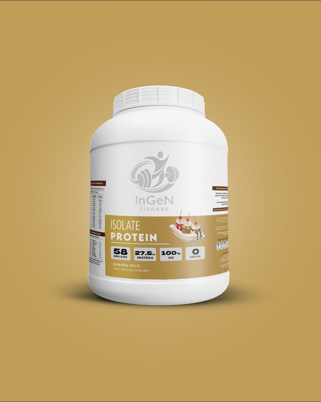 Proteína Isolate InGeN | Alta Pureza | Fácil Digestión