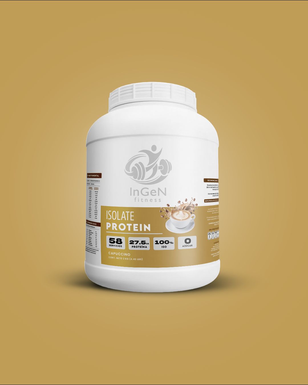Proteína Isolate InGeN | Alta Pureza | Fácil Digestión