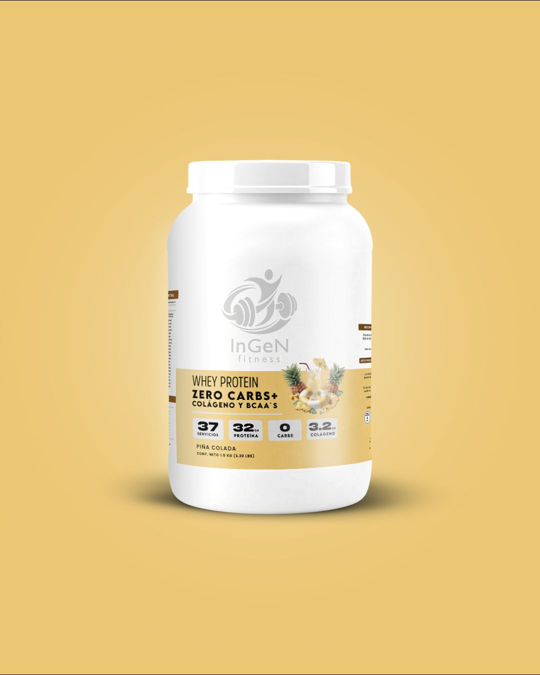 Proteína Zero Carbs + Colágeno + BCAA InGeN | Stack Completo