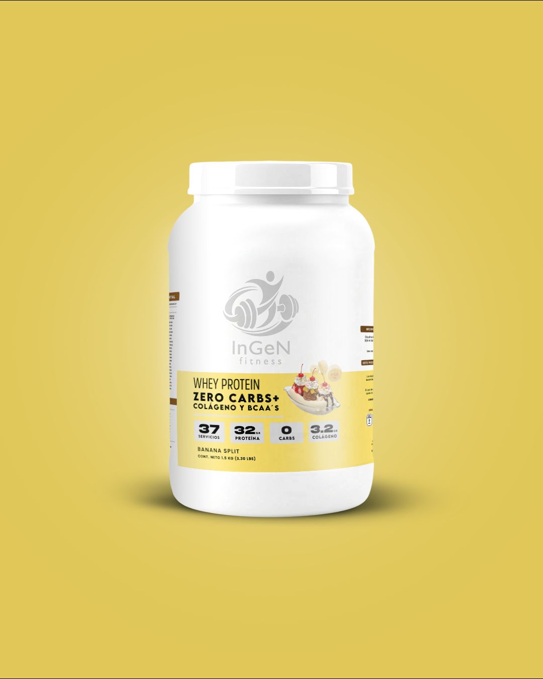 Proteína Zero Carbs + Colágeno + BCAA InGeN | Stack Completo