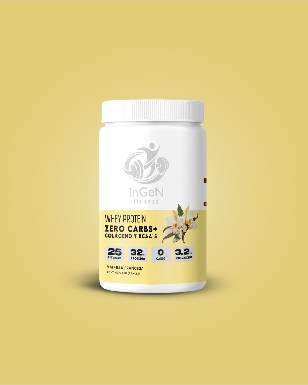 Proteína Zero Carbs + Colágeno + BCAA InGeN | Stack Completo