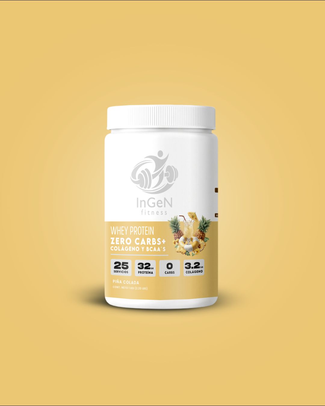 Proteína Zero Carbs + Colágeno + BCAA InGeN | Stack Completo