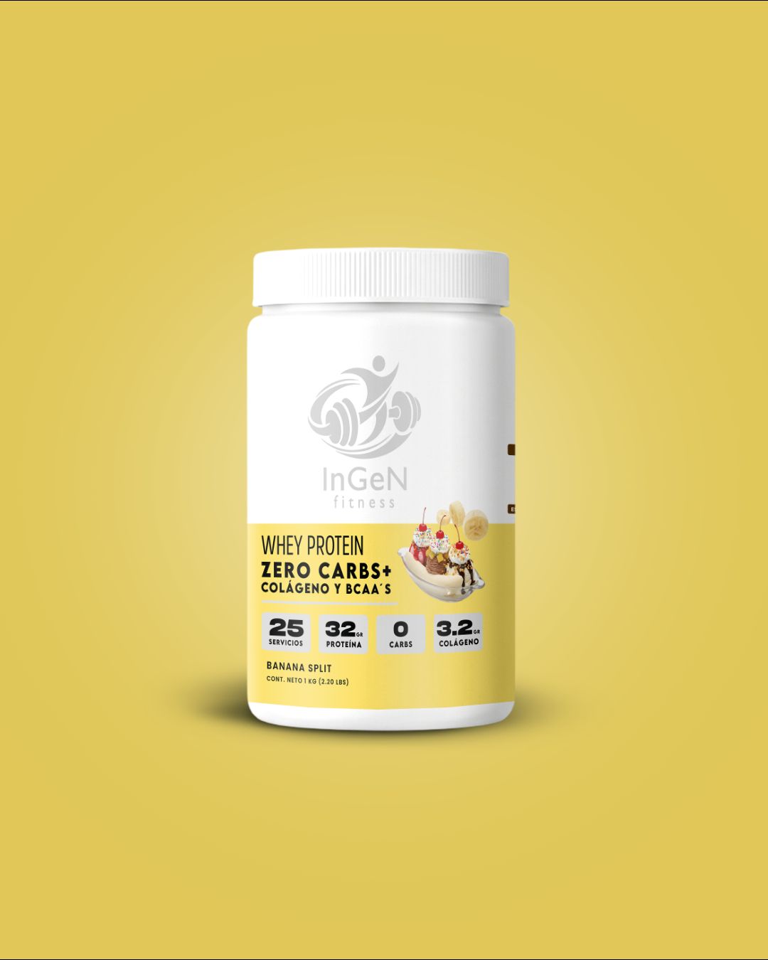 Proteína Zero Carbs + Colágeno + BCAA InGeN | Stack Completo