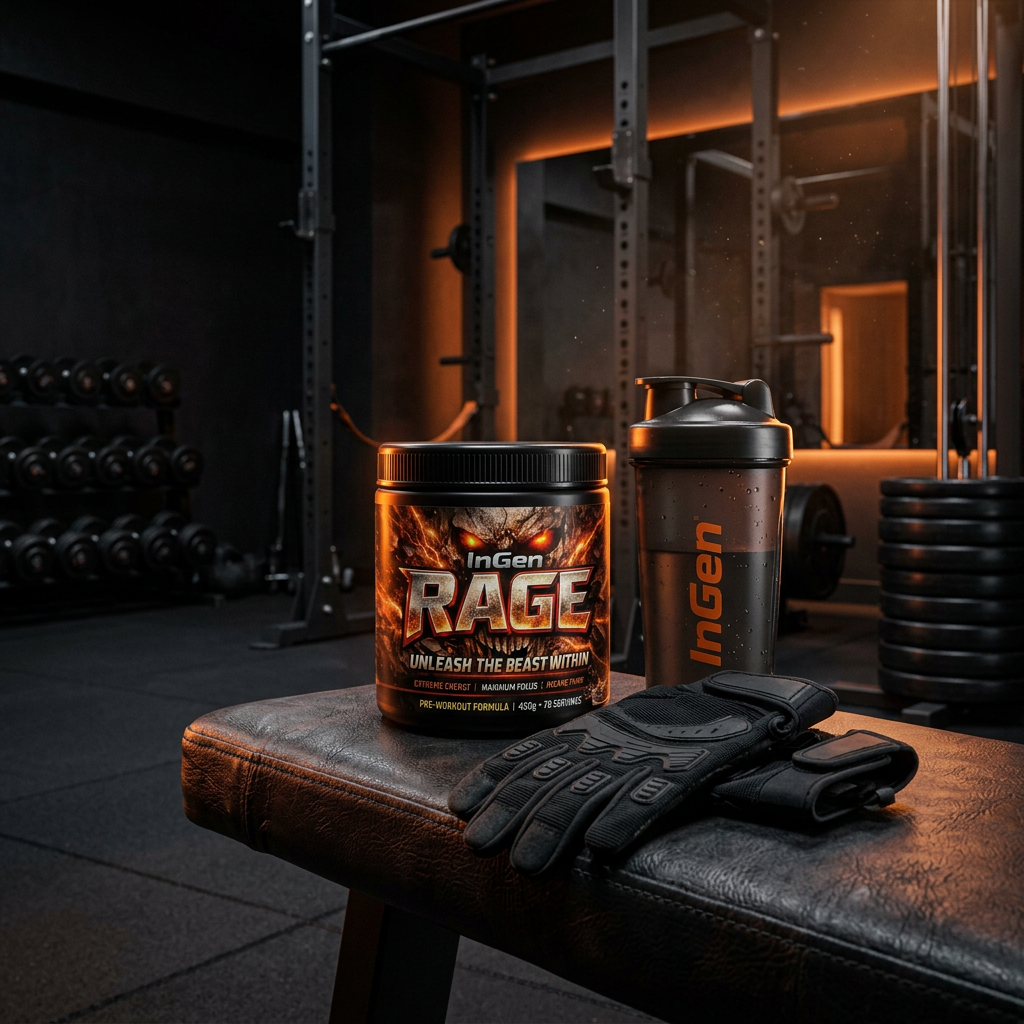 Preentreno Rage lifestyle